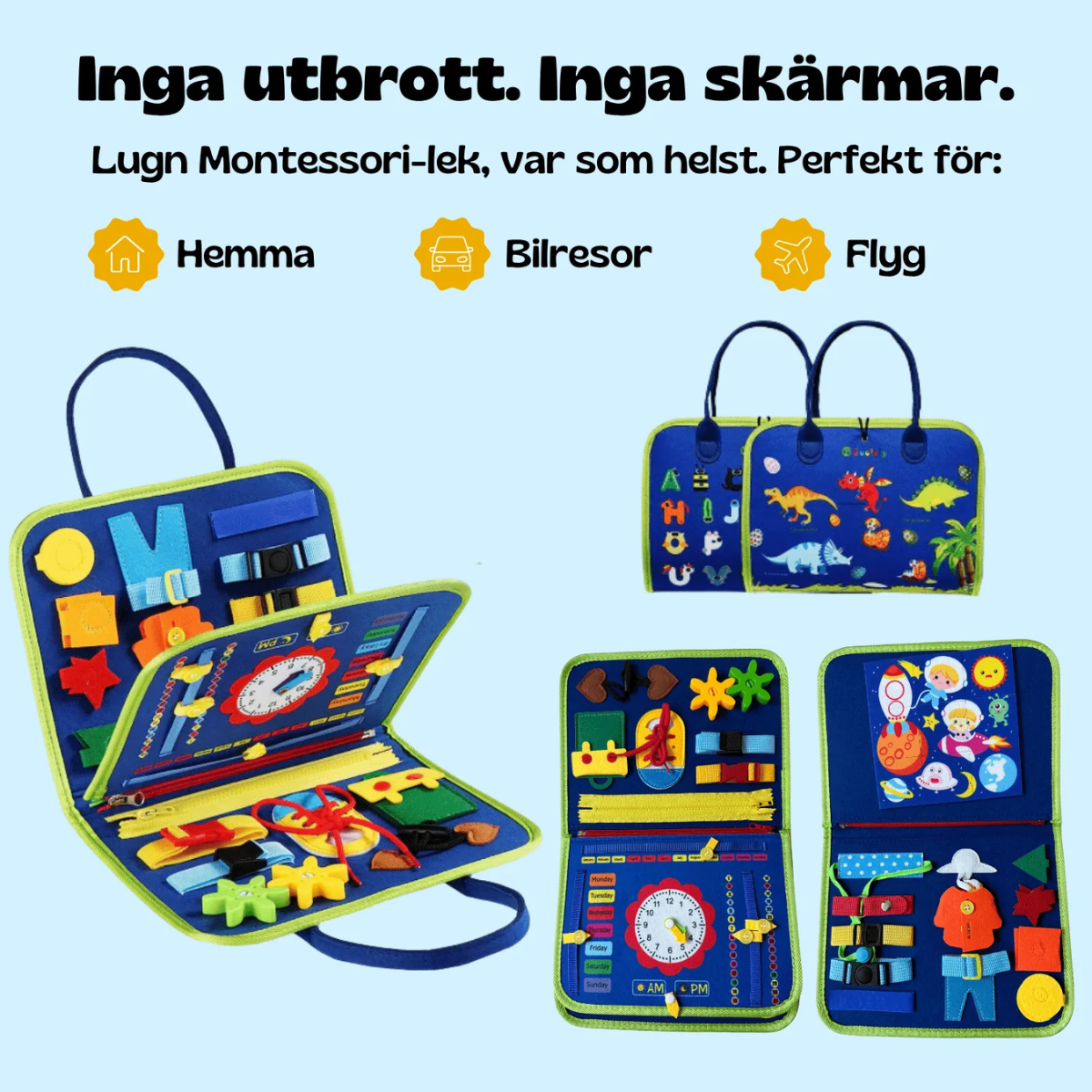 Kidora™ Montessori Sysselsättningsbräda