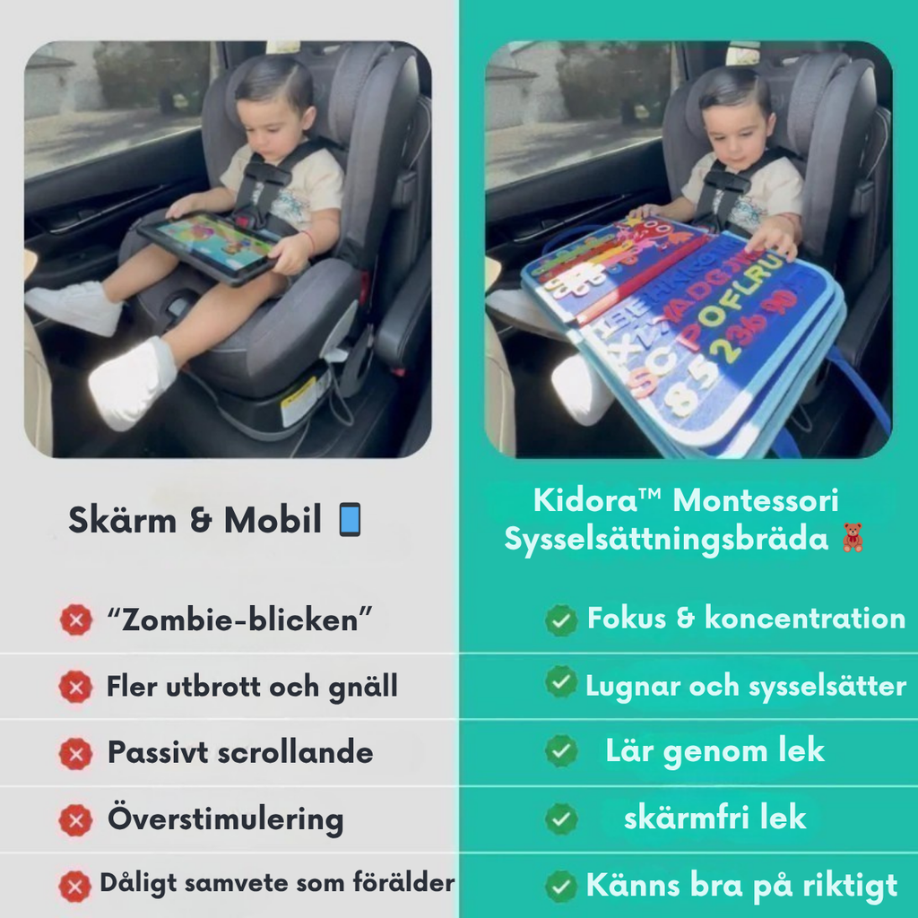 Kidora™ Montessori Sysselsättningsbräda