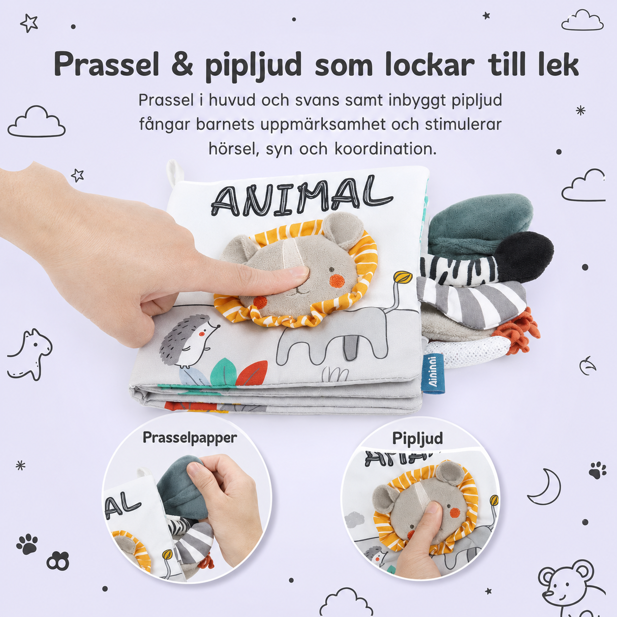 Mjuk Sensorisk Bok